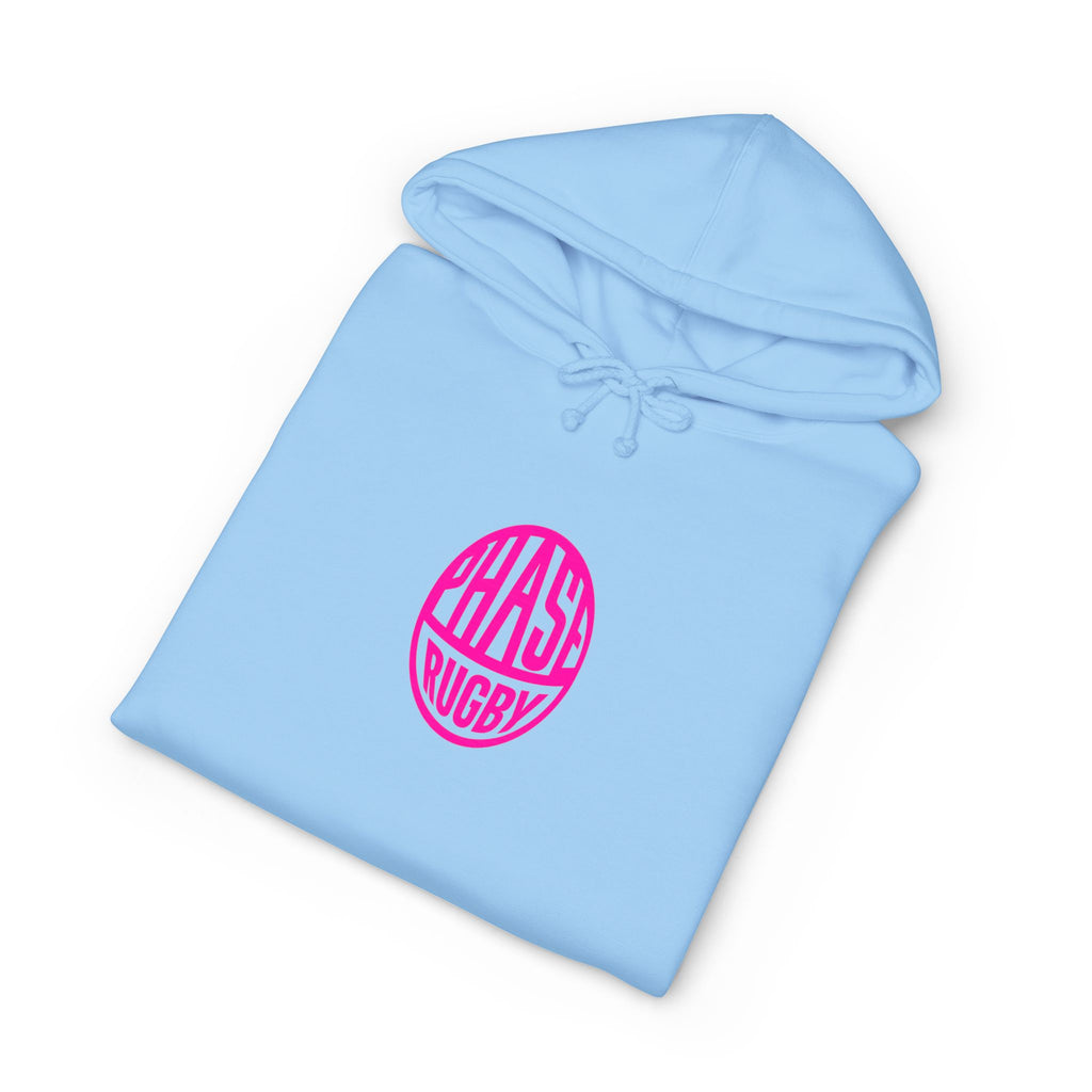 Rugby Phase Hoodie — Retro Circle Logo Hooded Sweatshirt