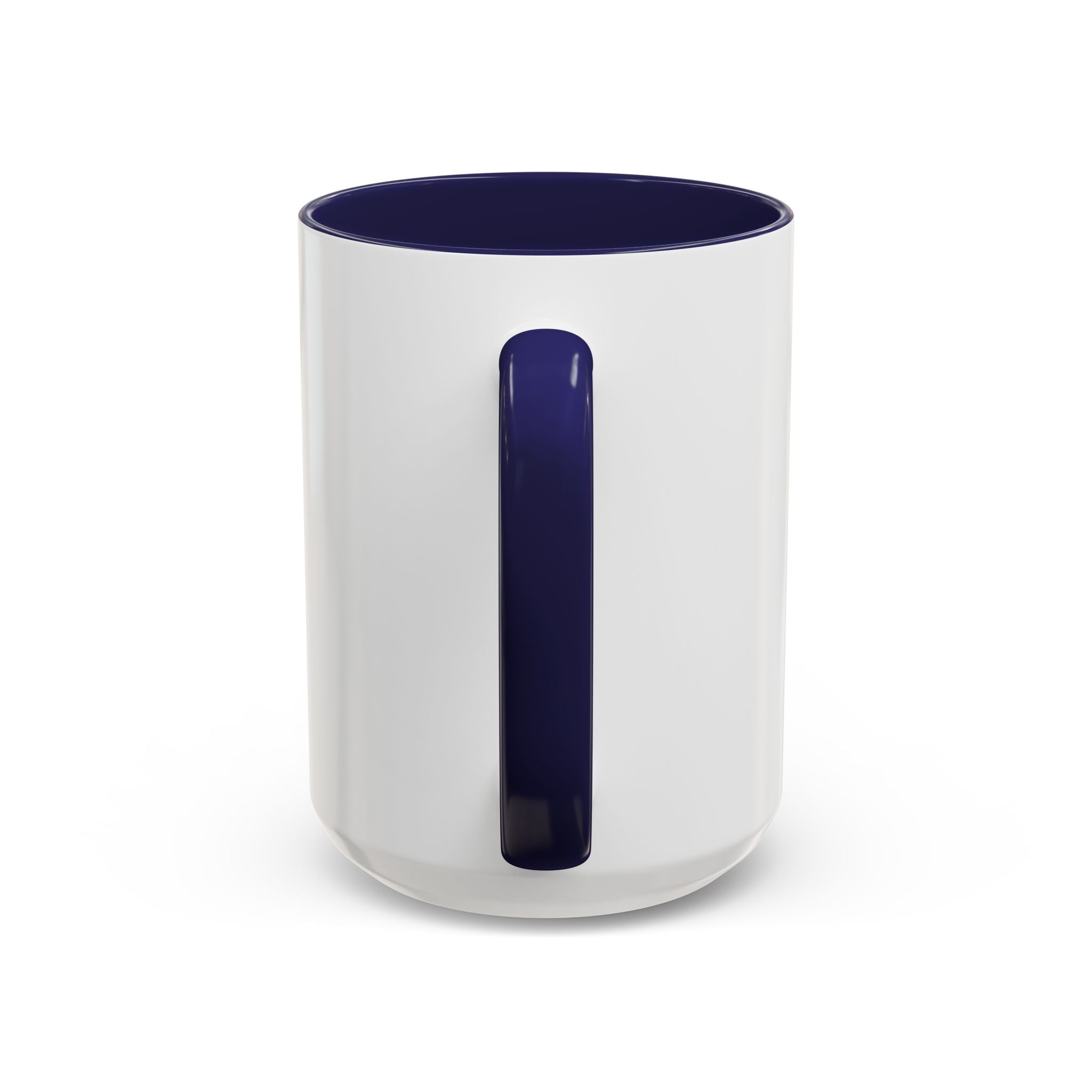 Accent Coffee Mug — "Everyone Watches Women. Rugbye" Globe Graphic
