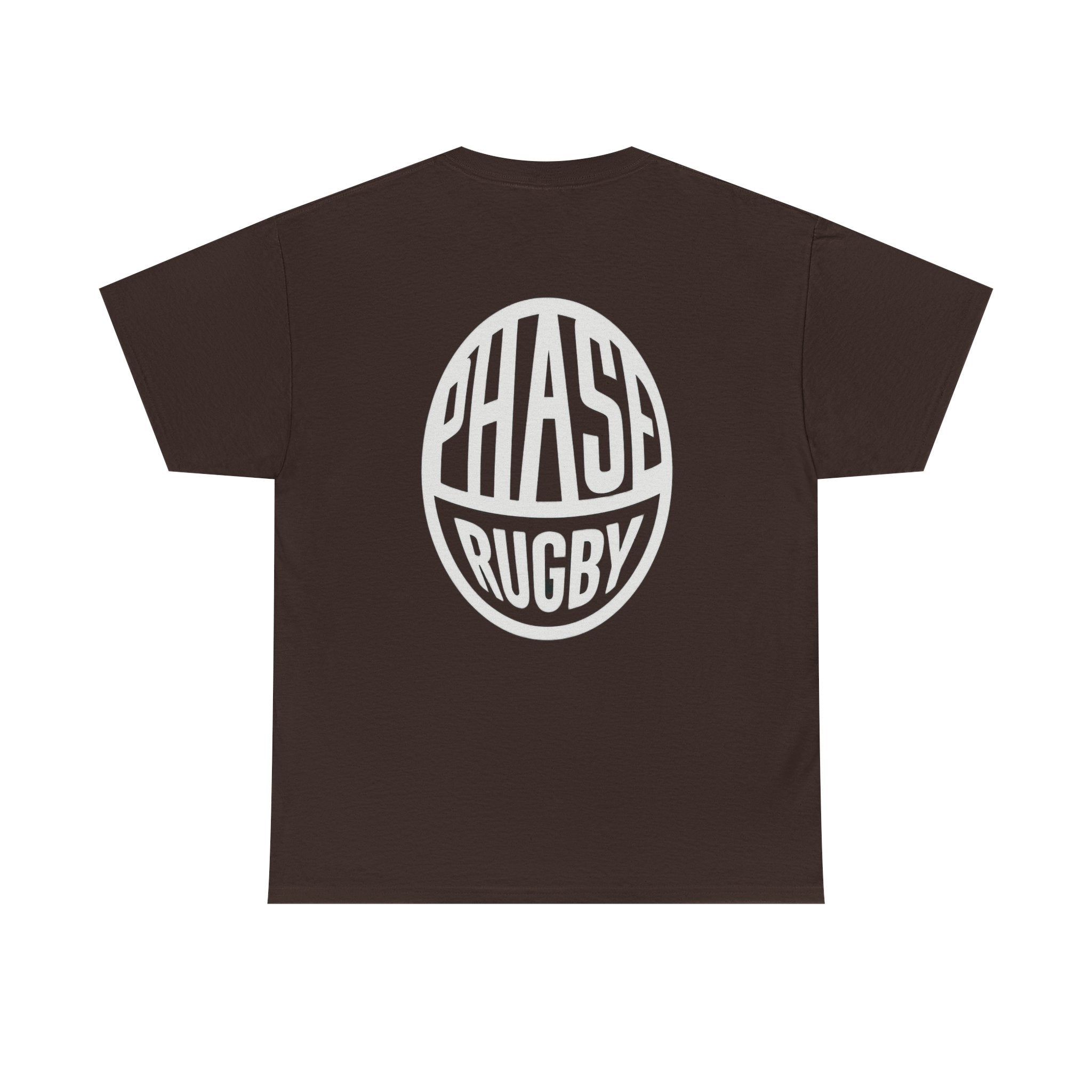 PHASA Rugby Logo T‑Shirt — Retro Circle Emblem Tee for Rugby Fans