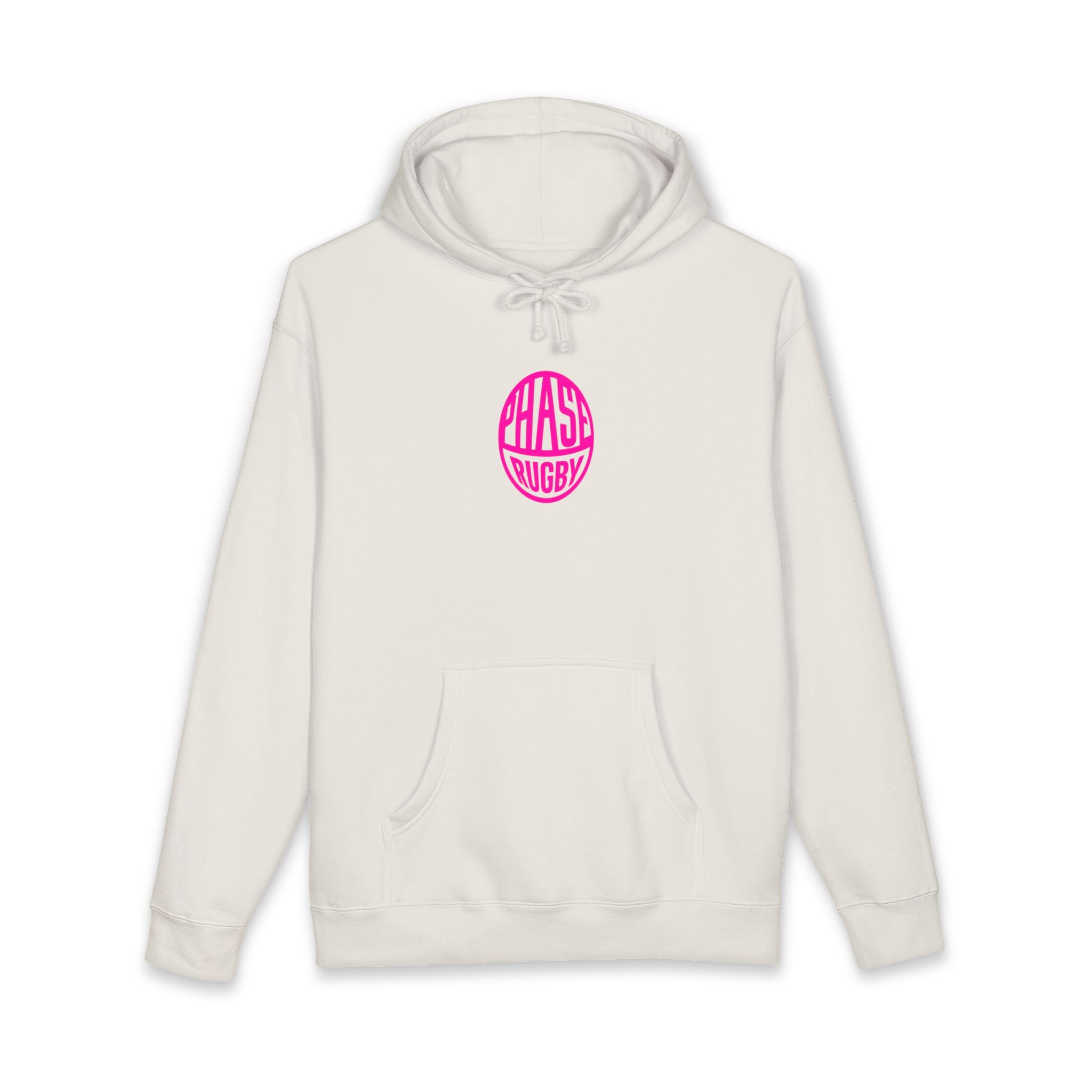 Rugby Phase Hoodie — Retro Circle Logo Hooded Sweatshirt