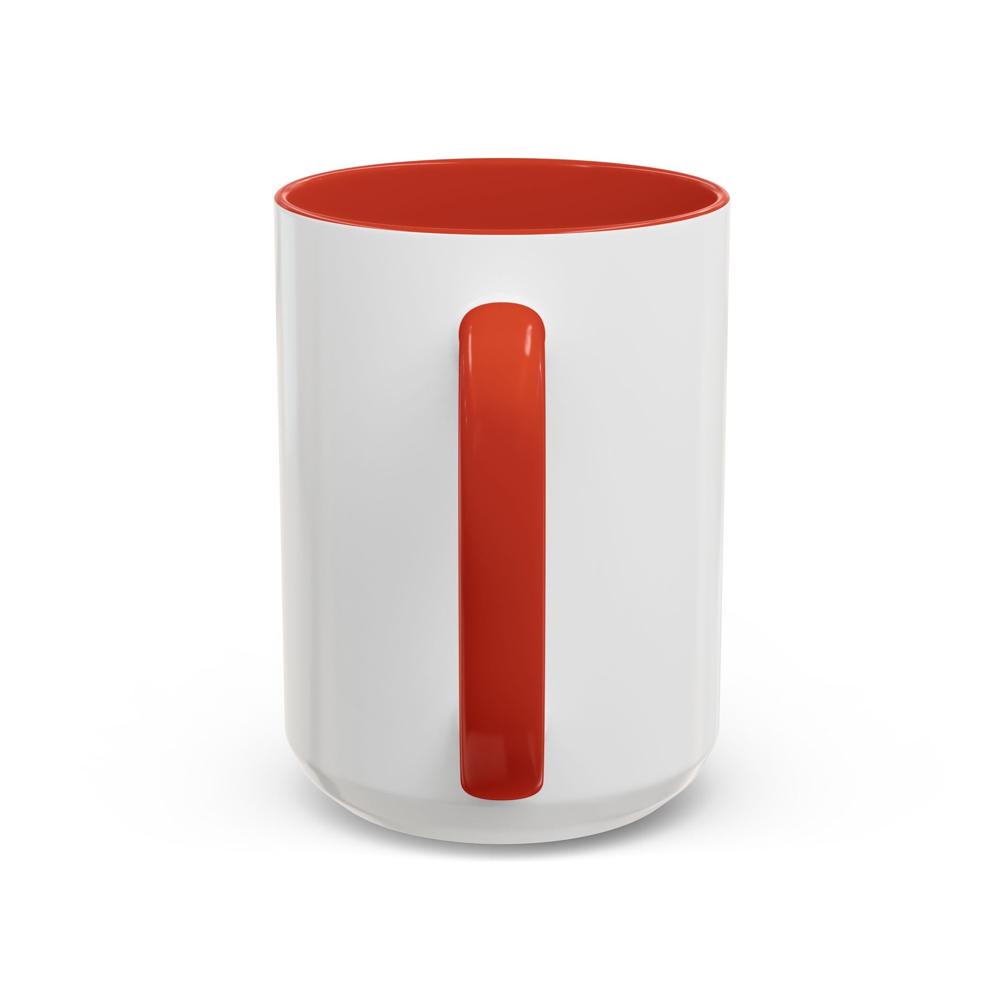 Accent Coffee Mug — "Everyone Watches Women. Rugbye" Globe Graphic