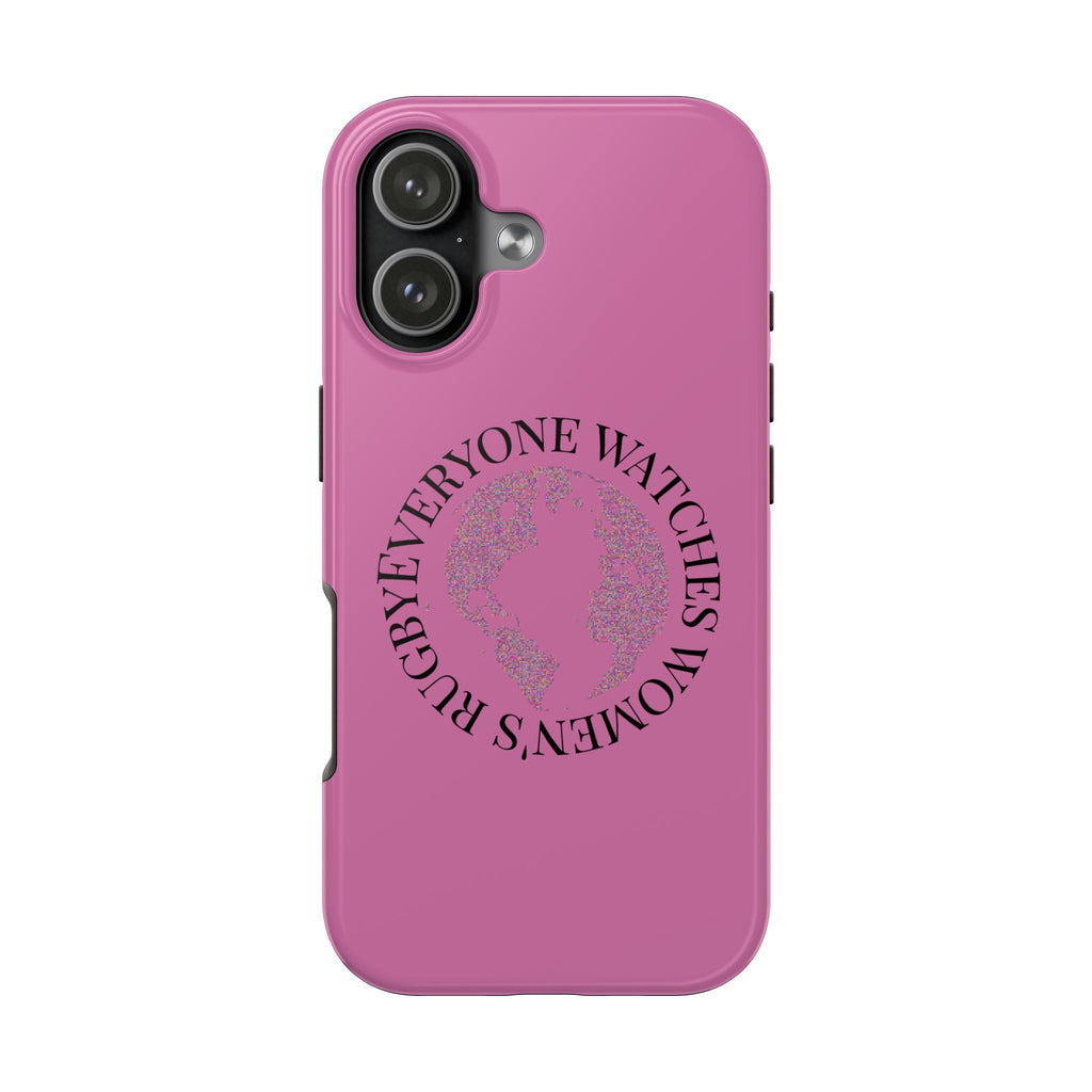 Tough Phone Case — 'Everywoman's Rights' Globe Design Protective Case