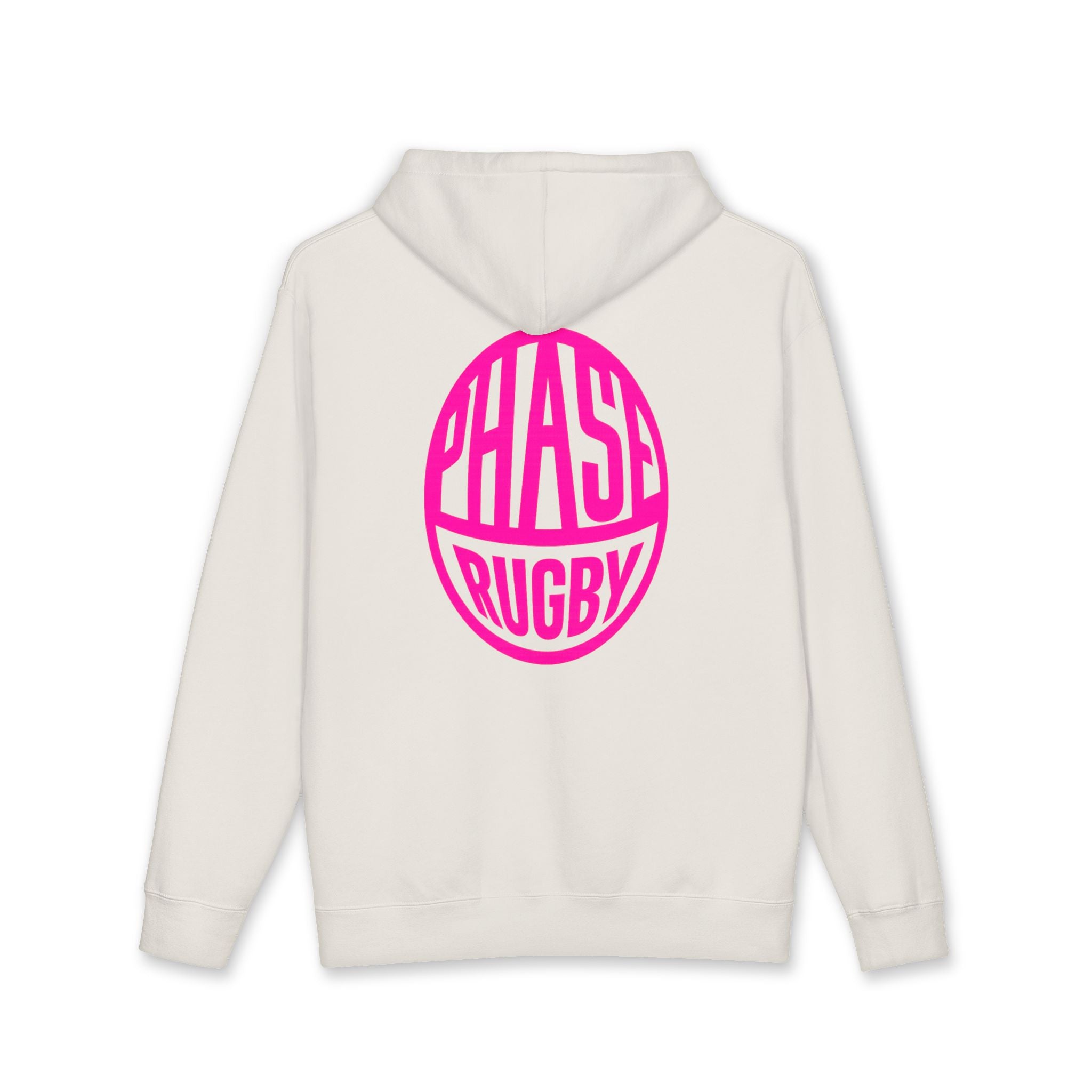 Rugby Phase Hoodie — Retro Circle Logo Hooded Sweatshirt