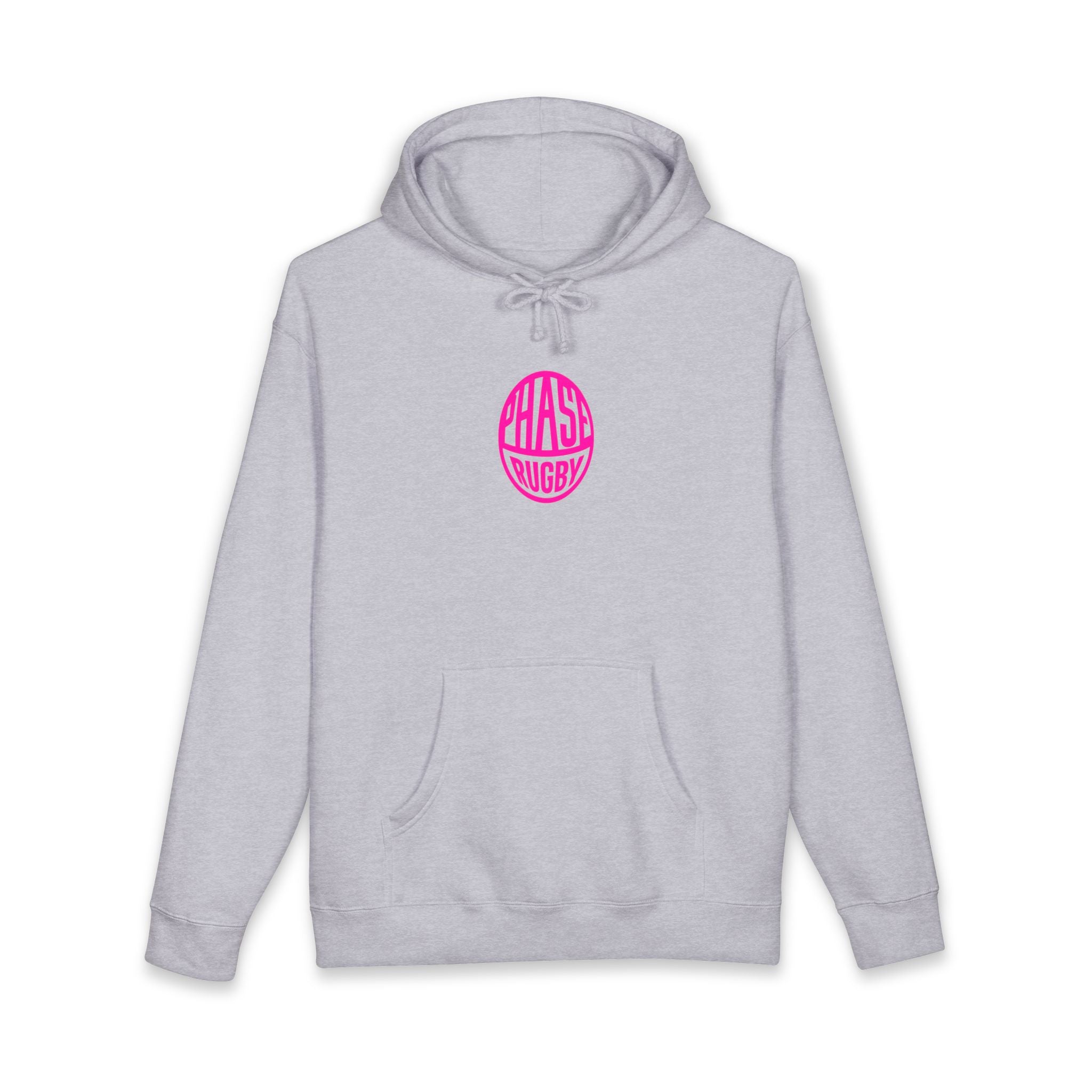 Rugby Phase Hoodie — Retro Circle Logo Hooded Sweatshirt
