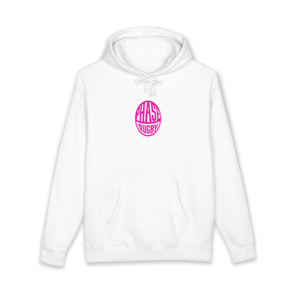 Rugby Phase Hoodie — Retro Circle Logo Hooded Sweatshirt