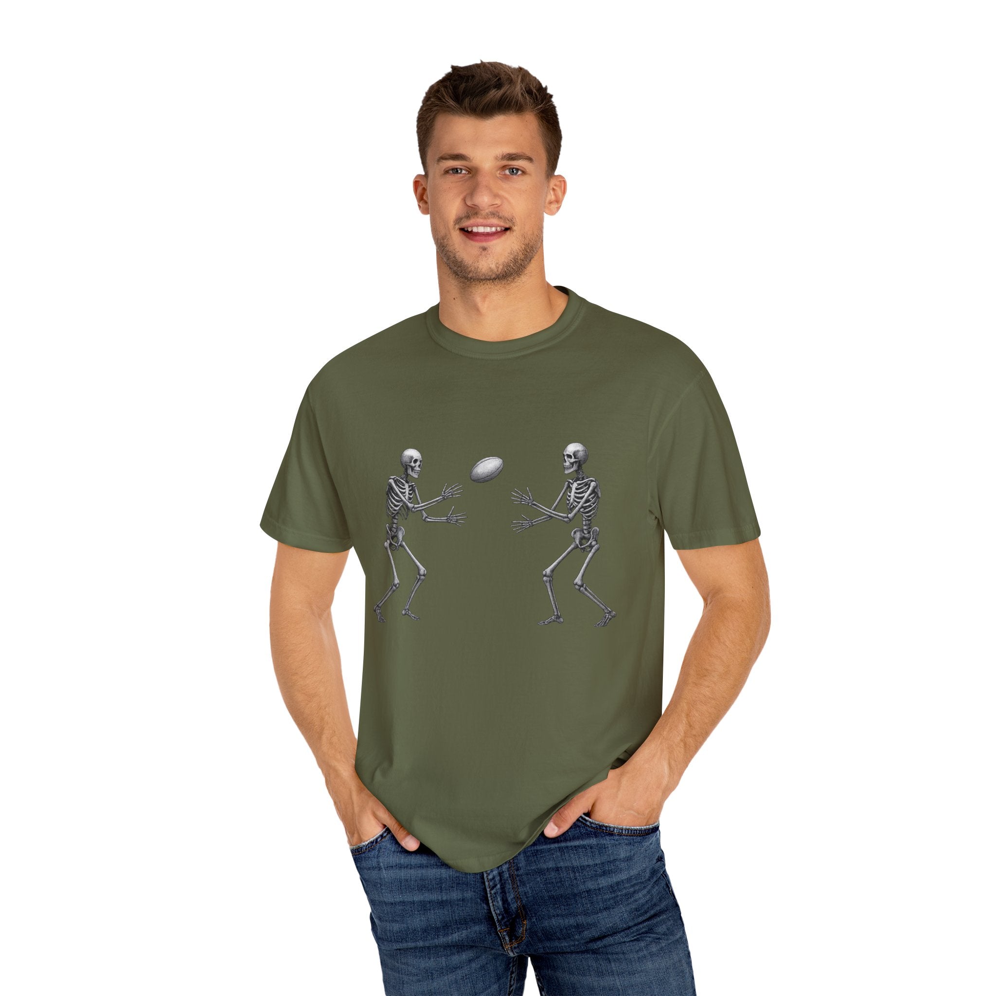Skeleton Rugby Unisex T-Shirt