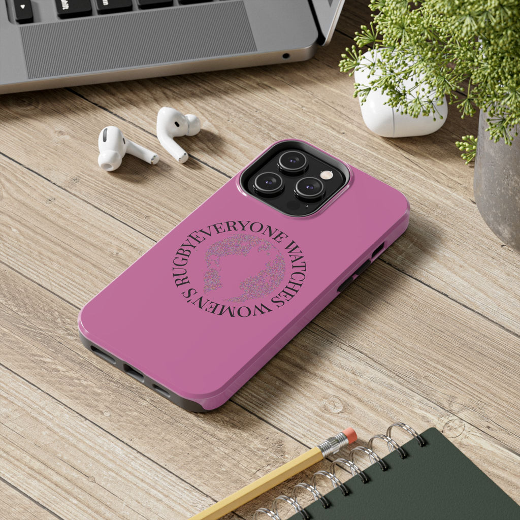 Tough Phone Case — 'Everywoman's Rights' Globe Design Protective Case