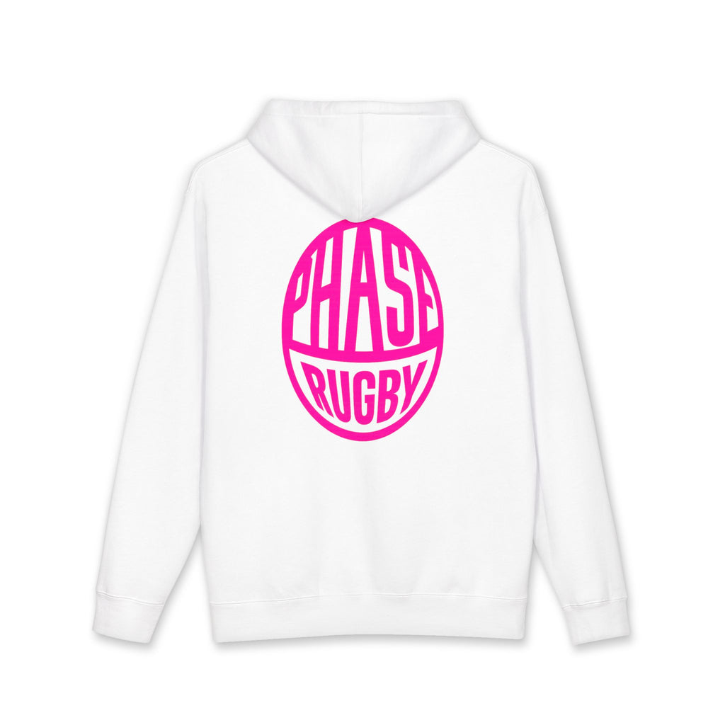 Rugby Phase Hoodie — Retro Circle Logo Hooded Sweatshirt