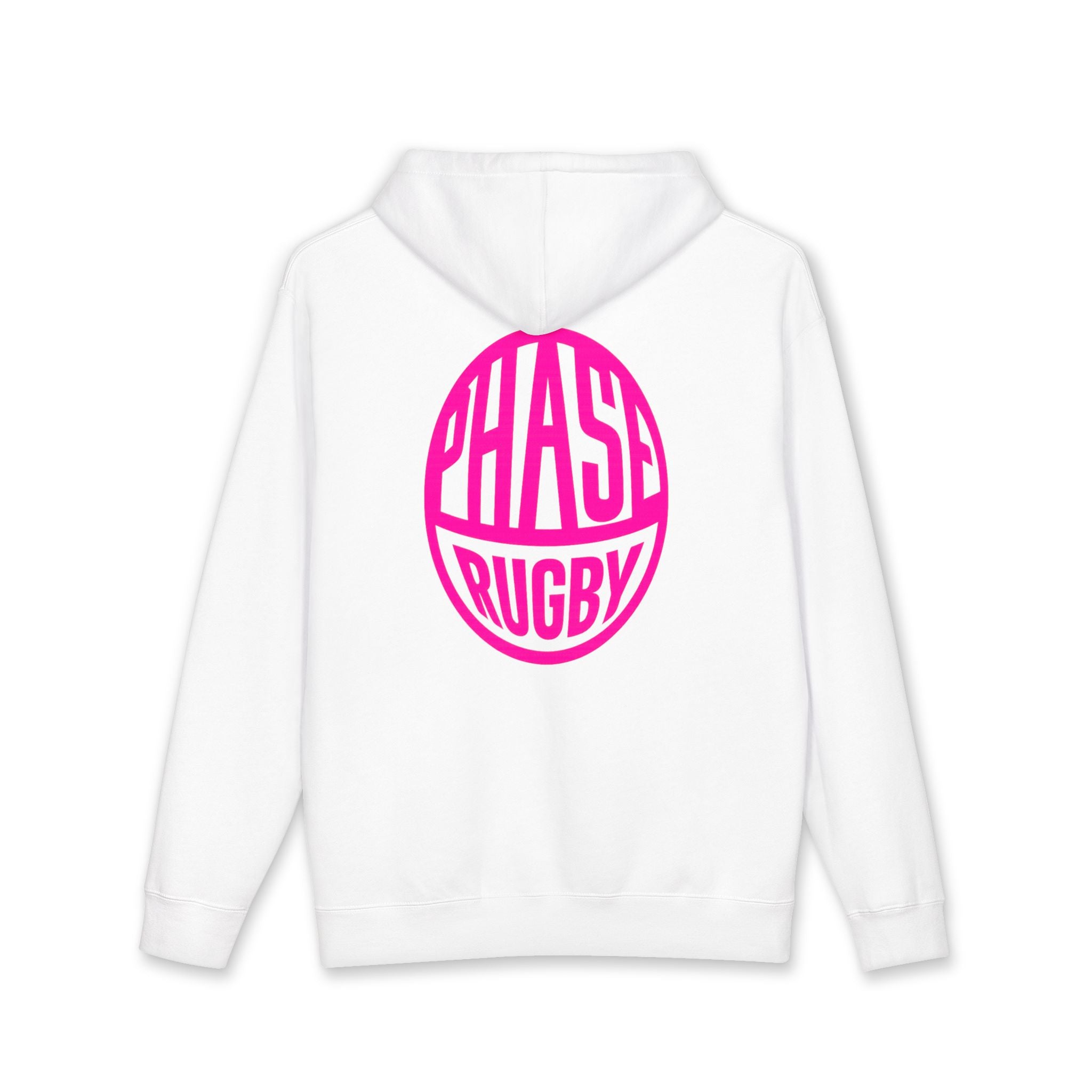 Rugby Phase Hoodie — Retro Circle Logo Hooded Sweatshirt