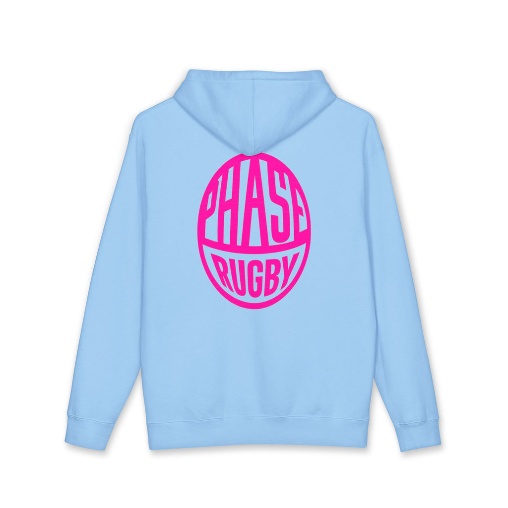 Rugby Phase Hoodie — Retro Circle Logo Hooded Sweatshirt