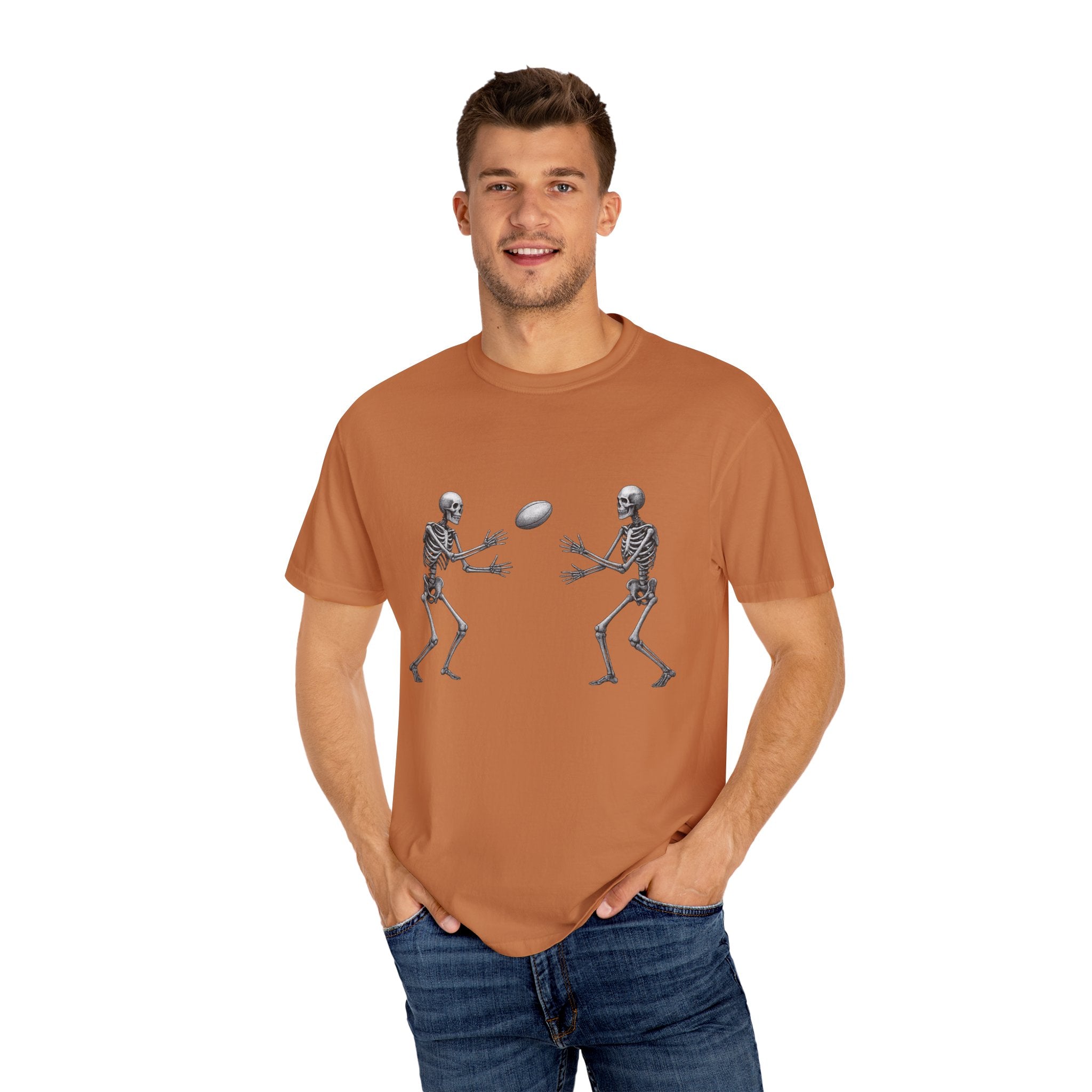 Skeleton Rugby Unisex T-Shirt