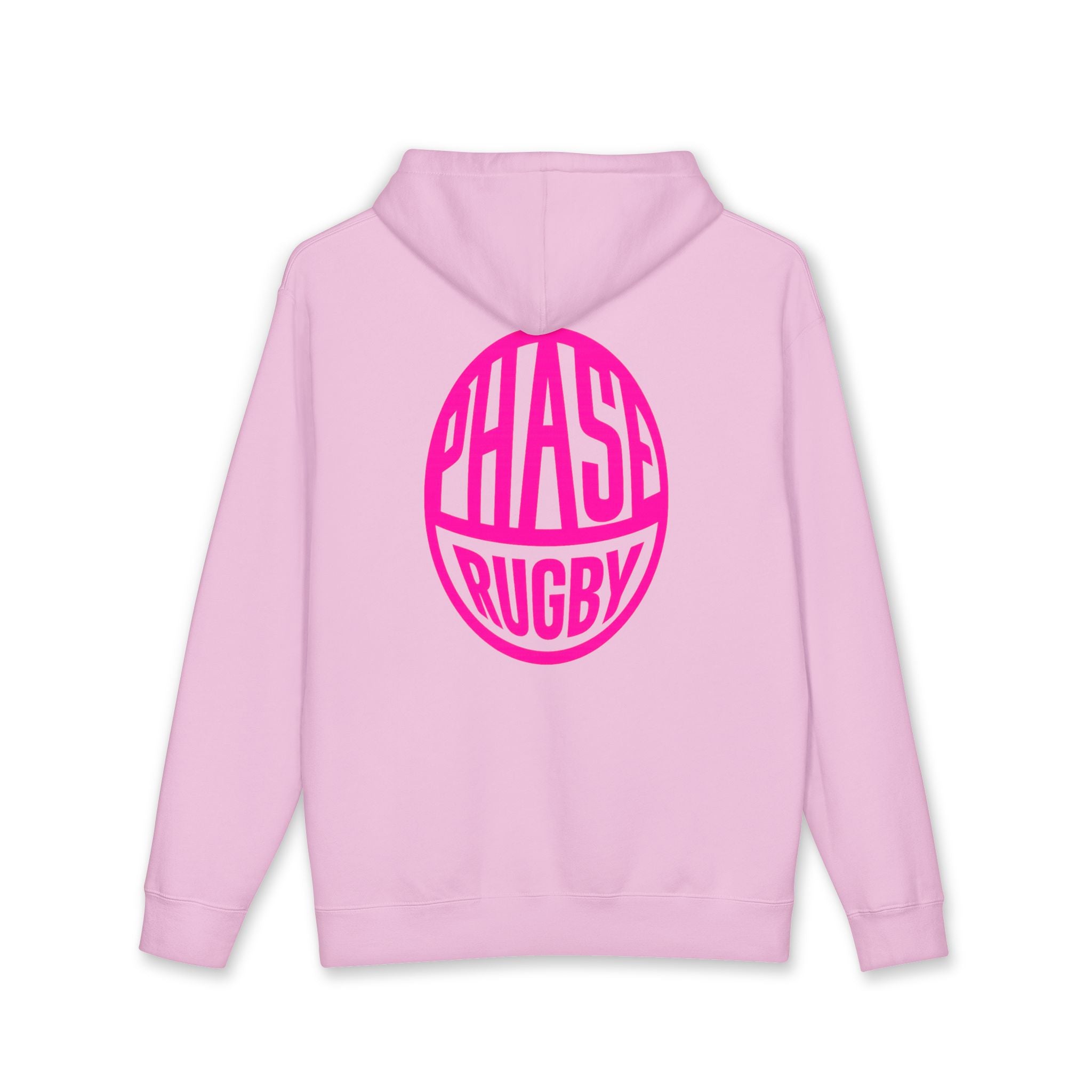 Rugby Phase Hoodie — Retro Circle Logo Hooded Sweatshirt