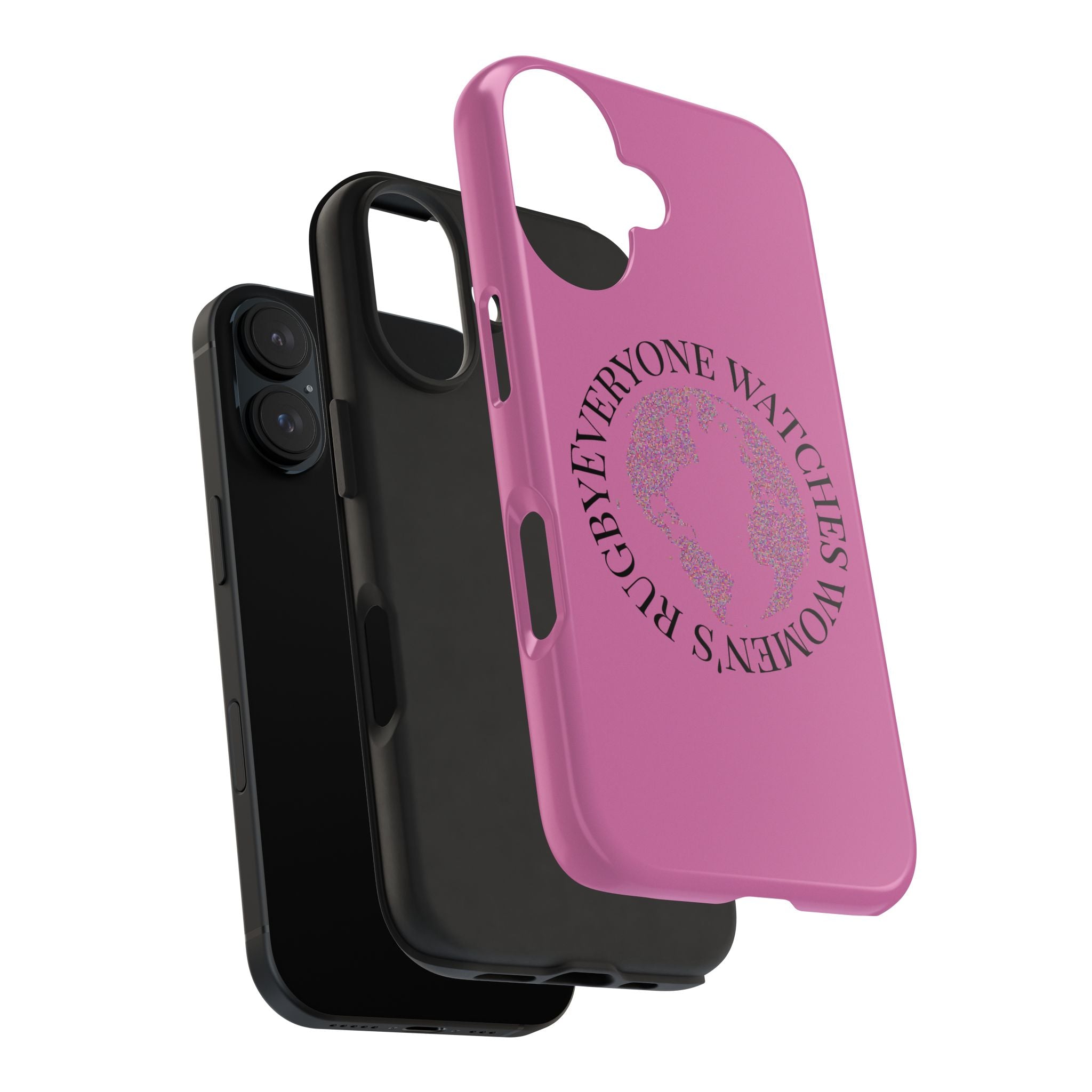 Tough Phone Case — 'Everywoman's Rights' Globe Design Protective Case