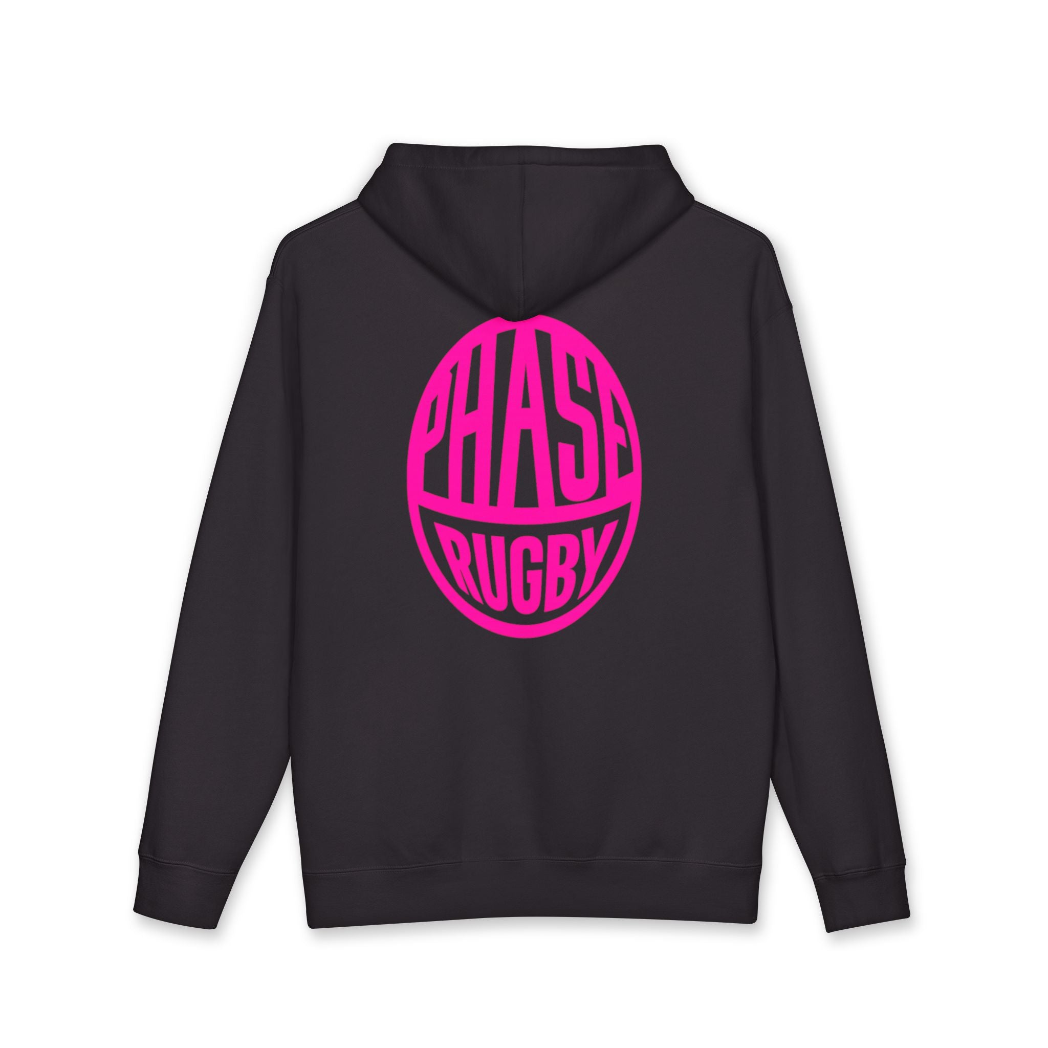 Rugby Phase Hoodie — Retro Circle Logo Hooded Sweatshirt