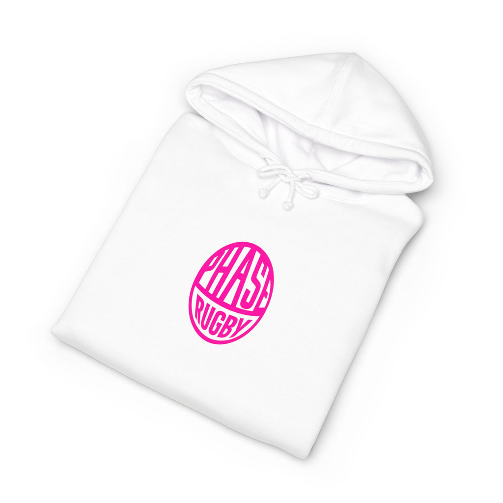 Rugby Phase Hoodie — Retro Circle Logo Hooded Sweatshirt