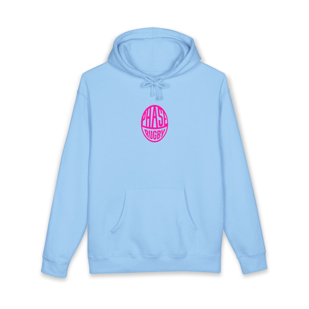 Rugby Phase Hoodie — Retro Circle Logo Hooded Sweatshirt