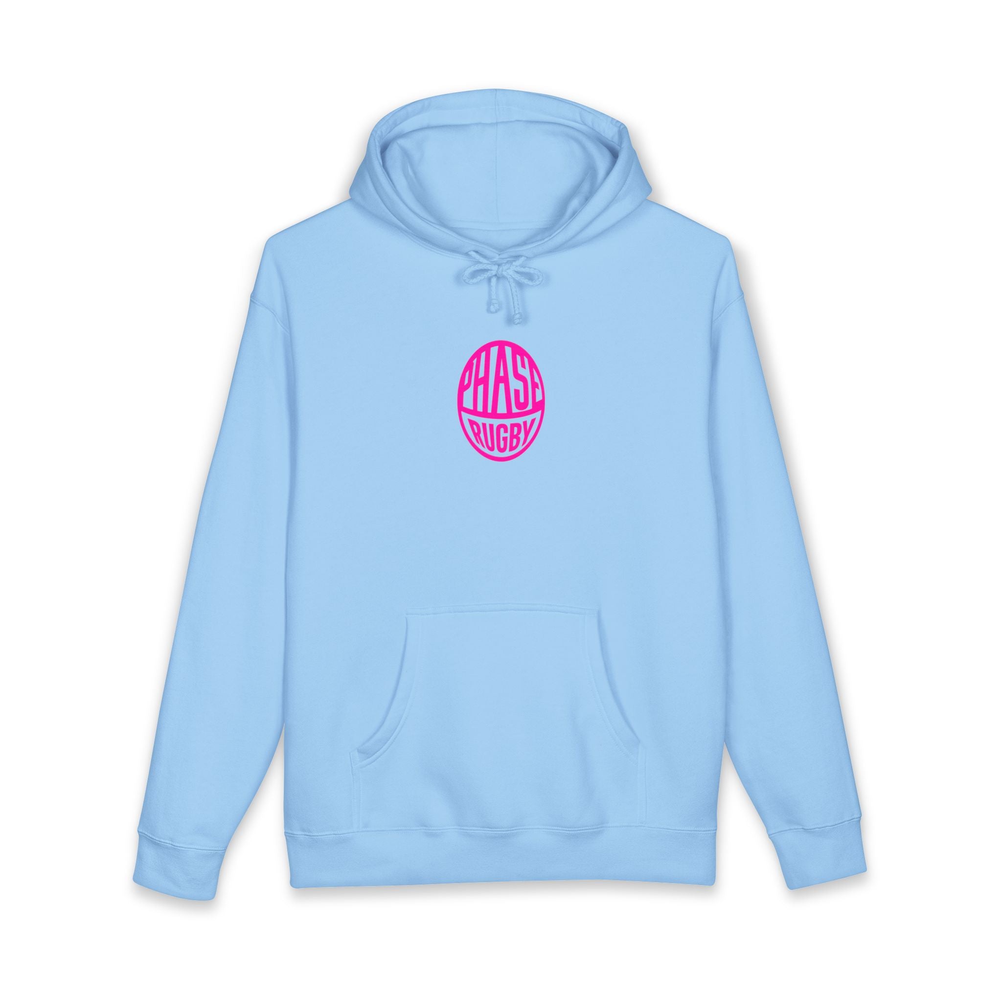 Rugby Phase Hoodie — Retro Circle Logo Hooded Sweatshirt