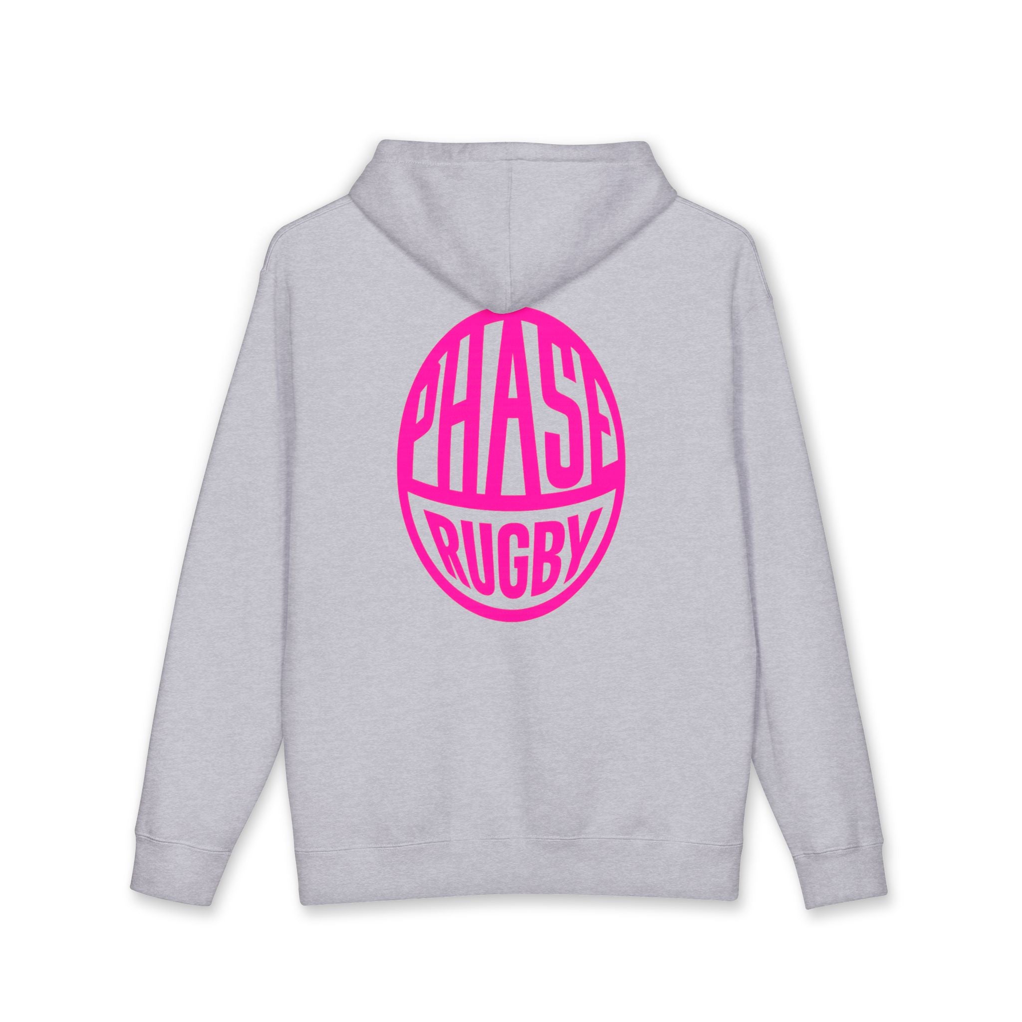 Rugby Phase Hoodie — Retro Circle Logo Hooded Sweatshirt