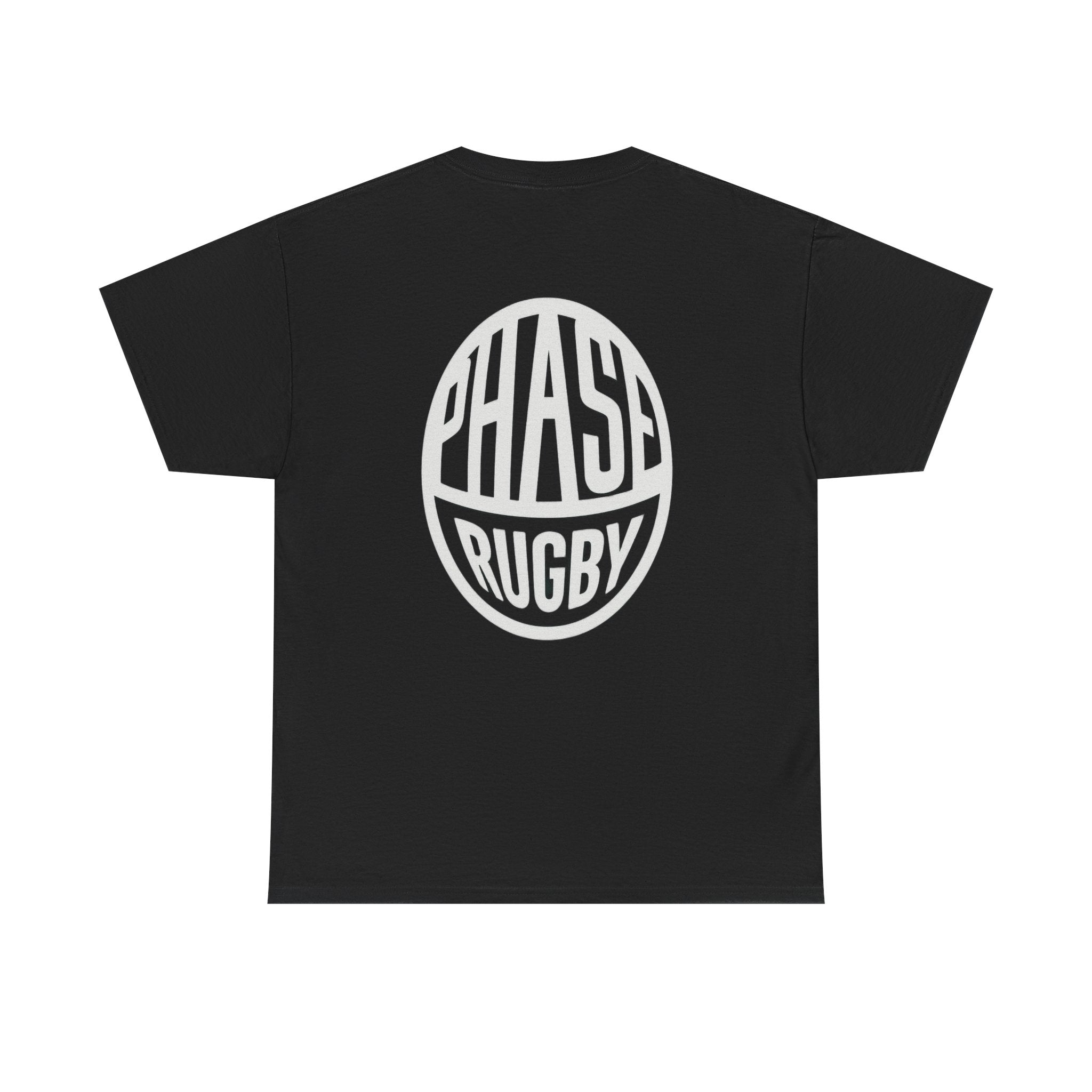 PHASA Rugby Logo T‑Shirt — Retro Circle Emblem Tee for Rugby Fans