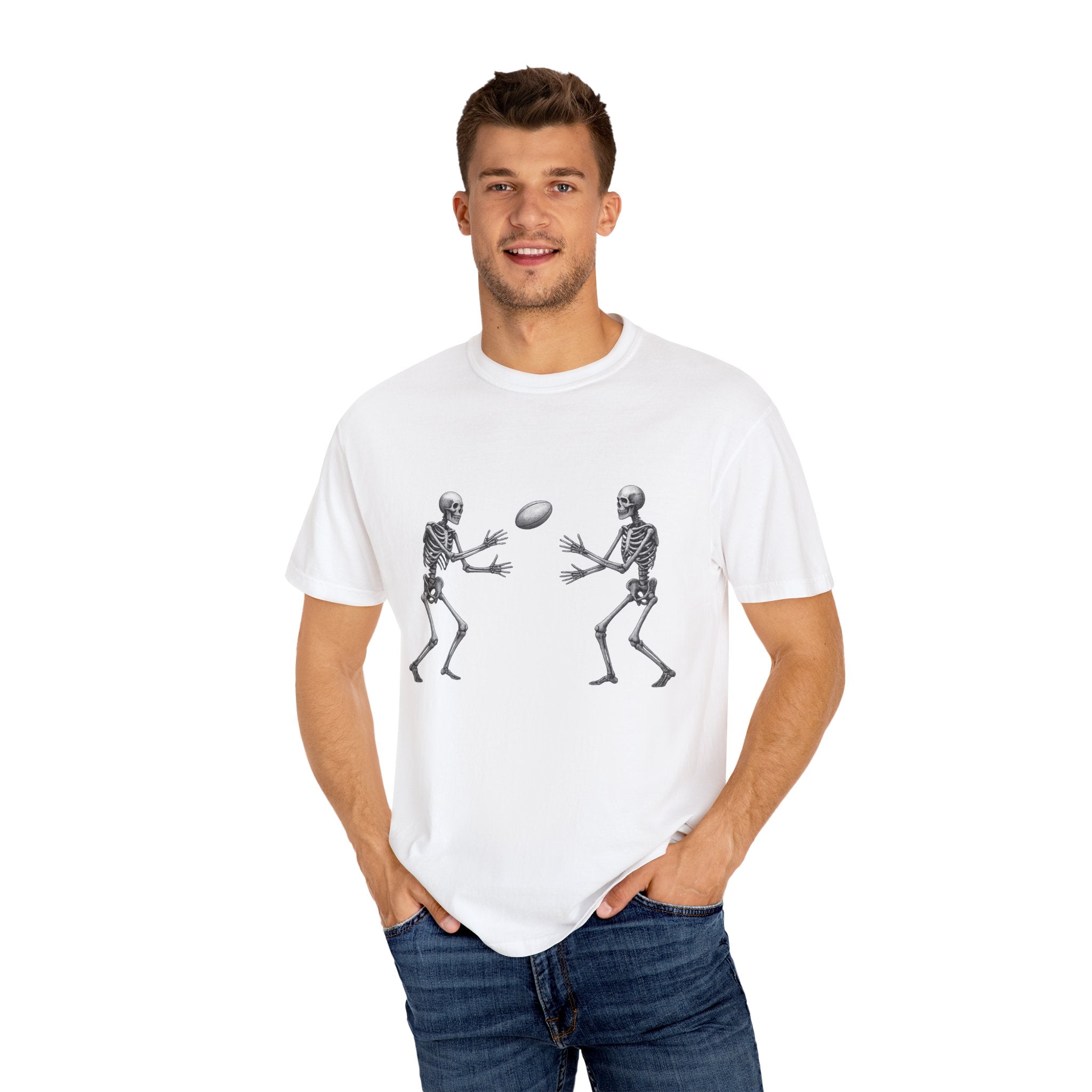 Skeleton Rugby Unisex T-Shirt